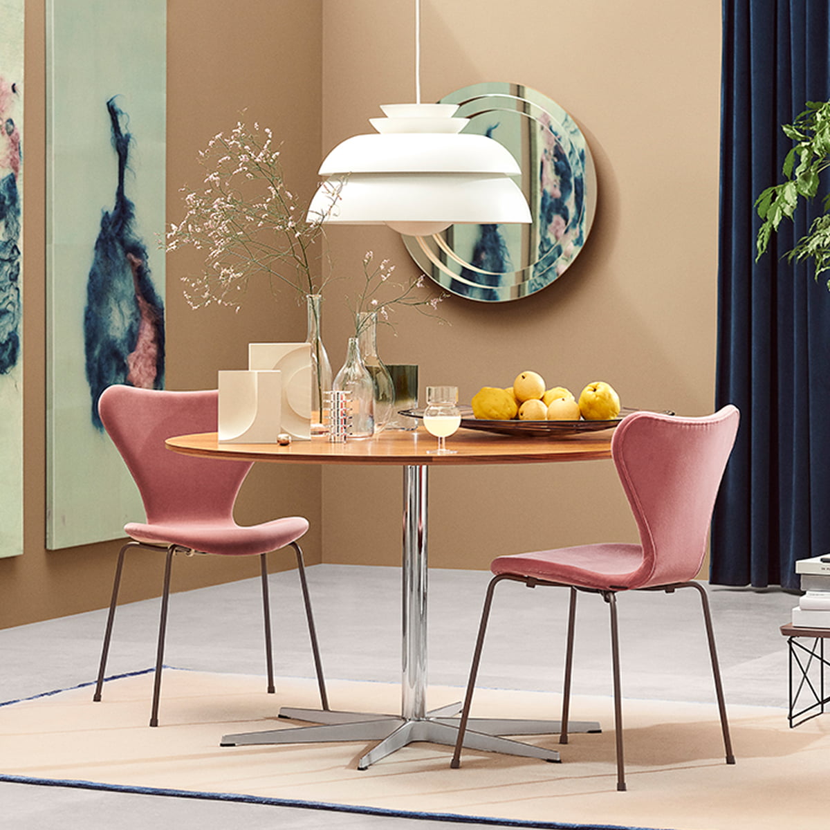 Fritz Hansen - Silla Serie 7 3107 Tapizada