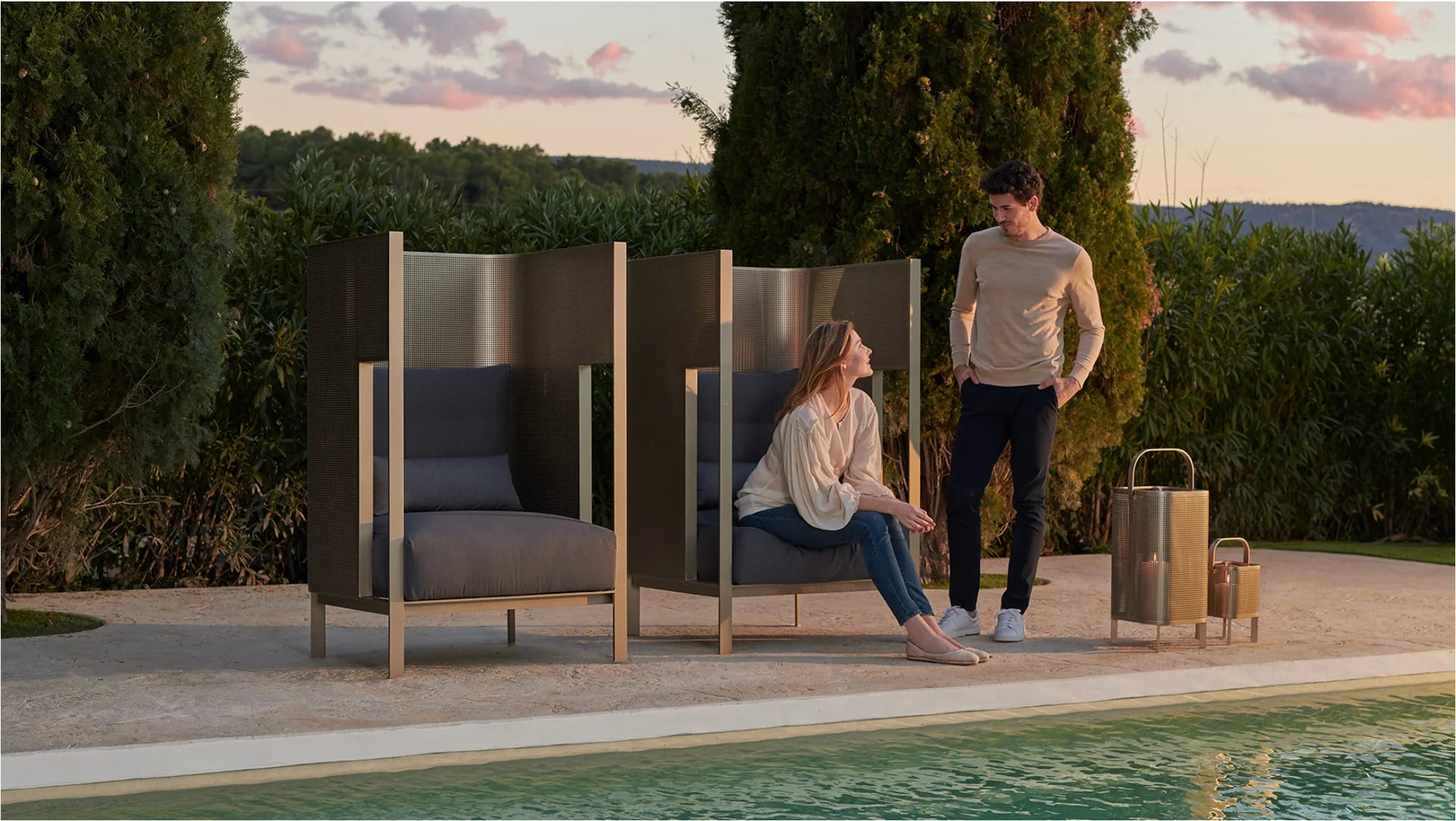 Gandia Blasco - Sillón Lounge Cocoon Solanas