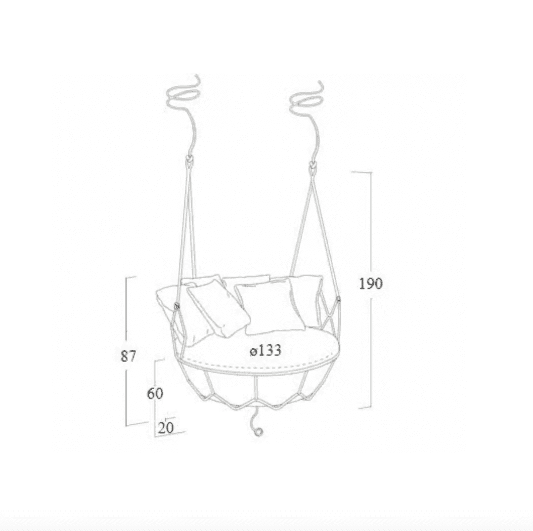 Roberti - Gravity silla colgante