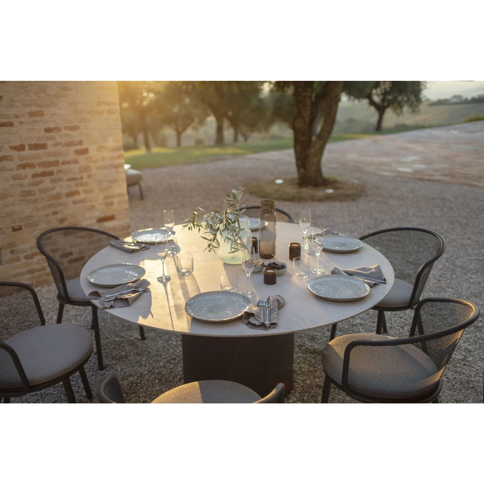 Todus - Mesa de comedor Branta Ø 160 cm