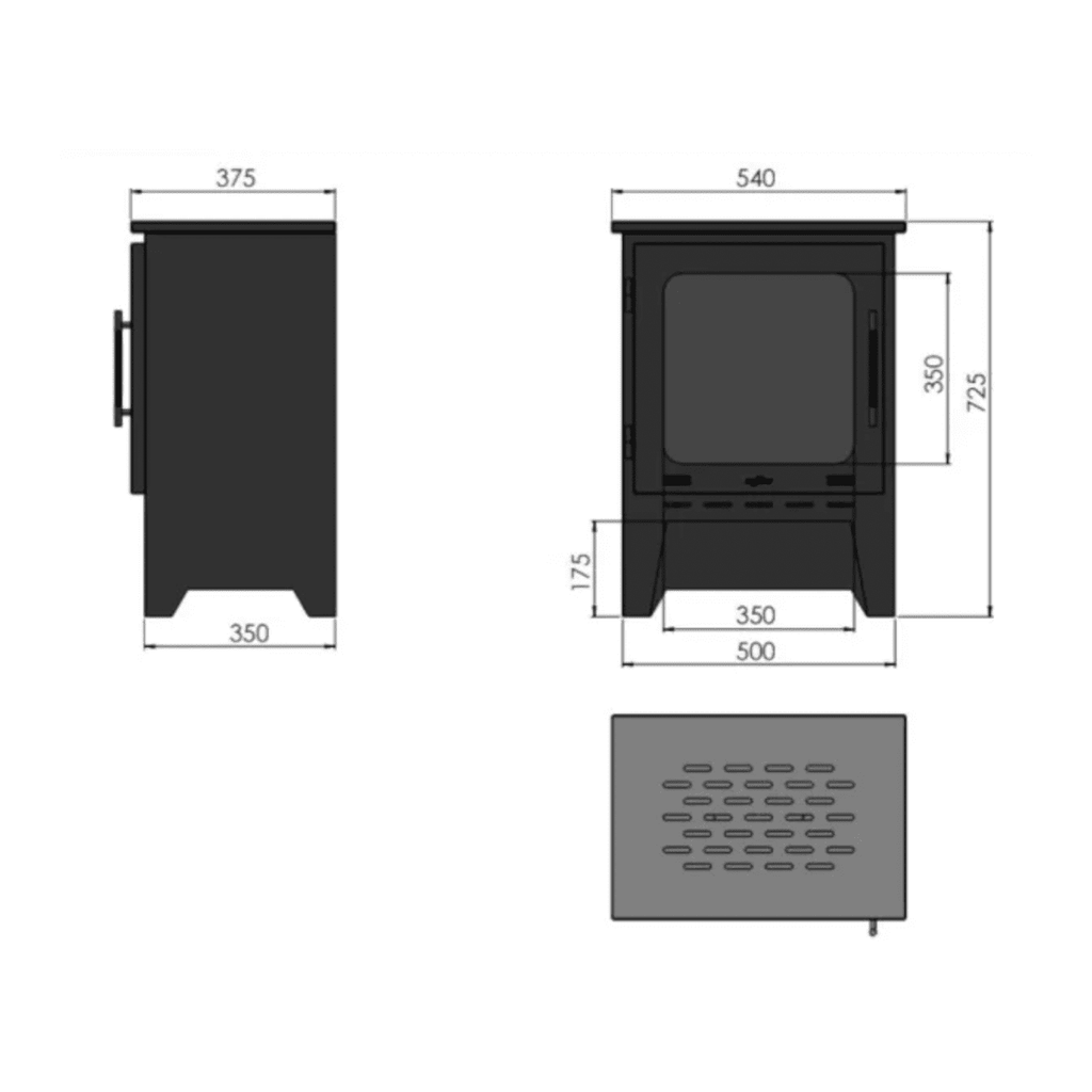 - Infire - Ethanol fireplace 2 Side 1200