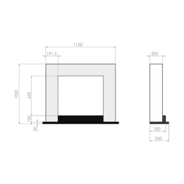 - Infire - Ethanol fireplace Industrial