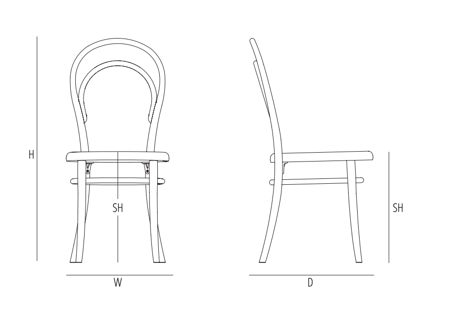 GTV Thonet - Silla N.14