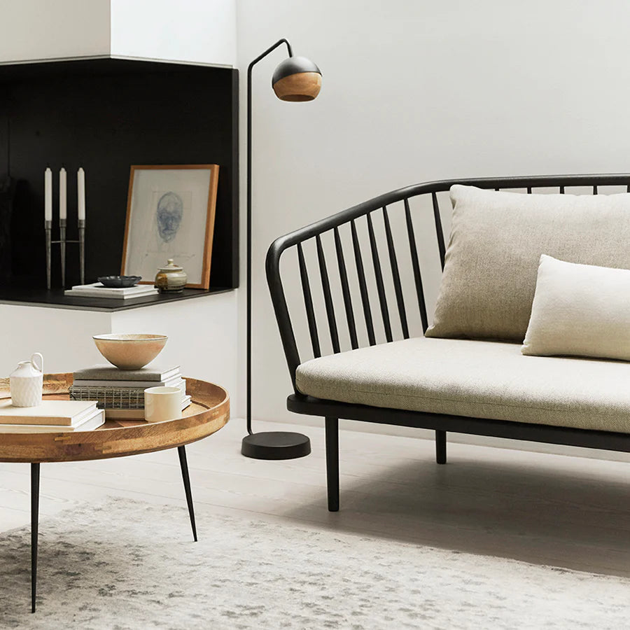 Mater - Mesa Auxiliar Bowl de Madera de Mango