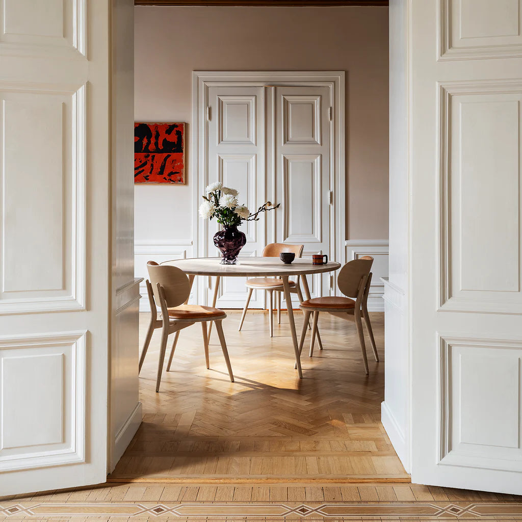 Mater - La Silla del Comedor de Madera de Roble Claro