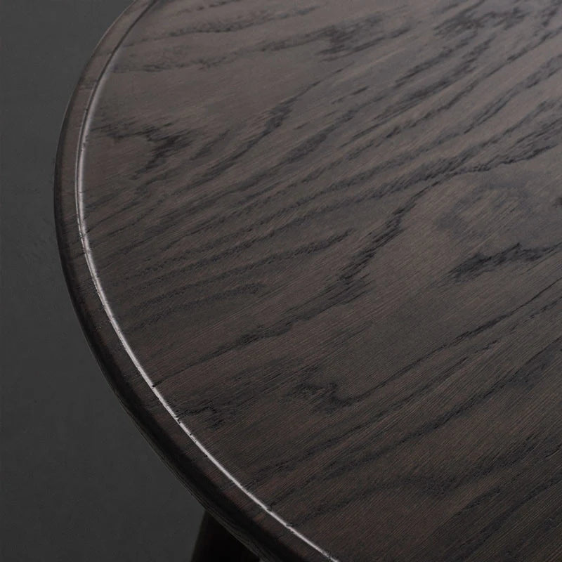 Mater - Mesa de comedor Accent Ø 110 de roble oscuro