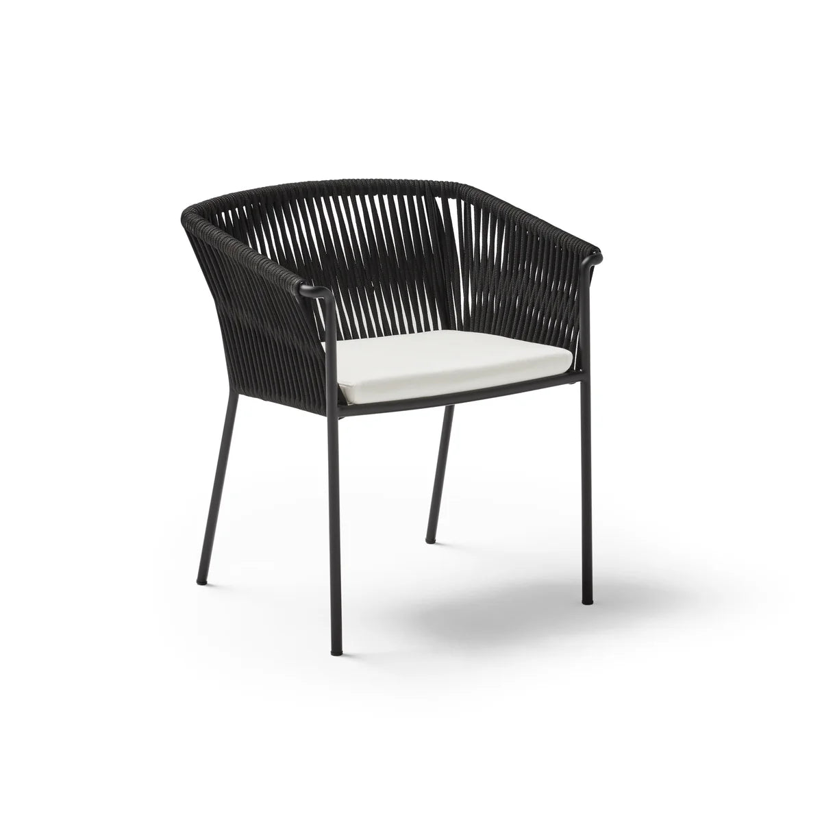 Punto - Silla con brazos de tejido