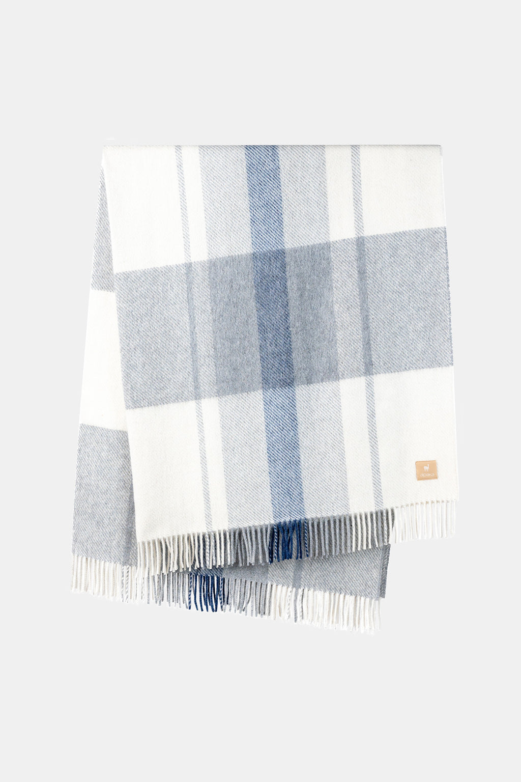 Natural Alpaca Wool Throw - Classic