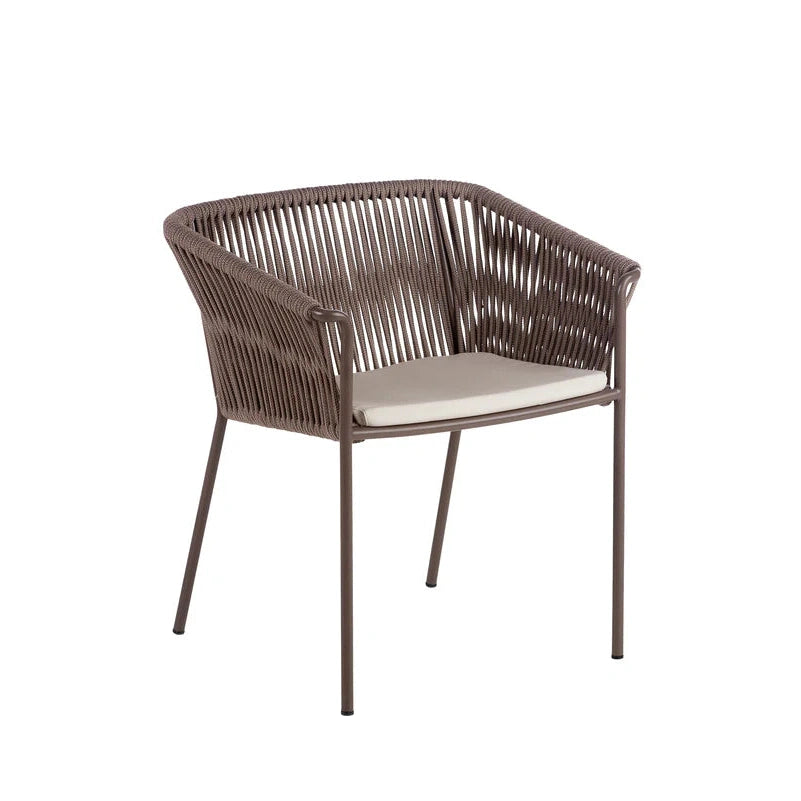 Punto - Silla con brazos de tejido