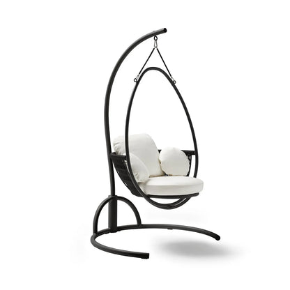 Punto - Silla colgante de tejido con soporte
