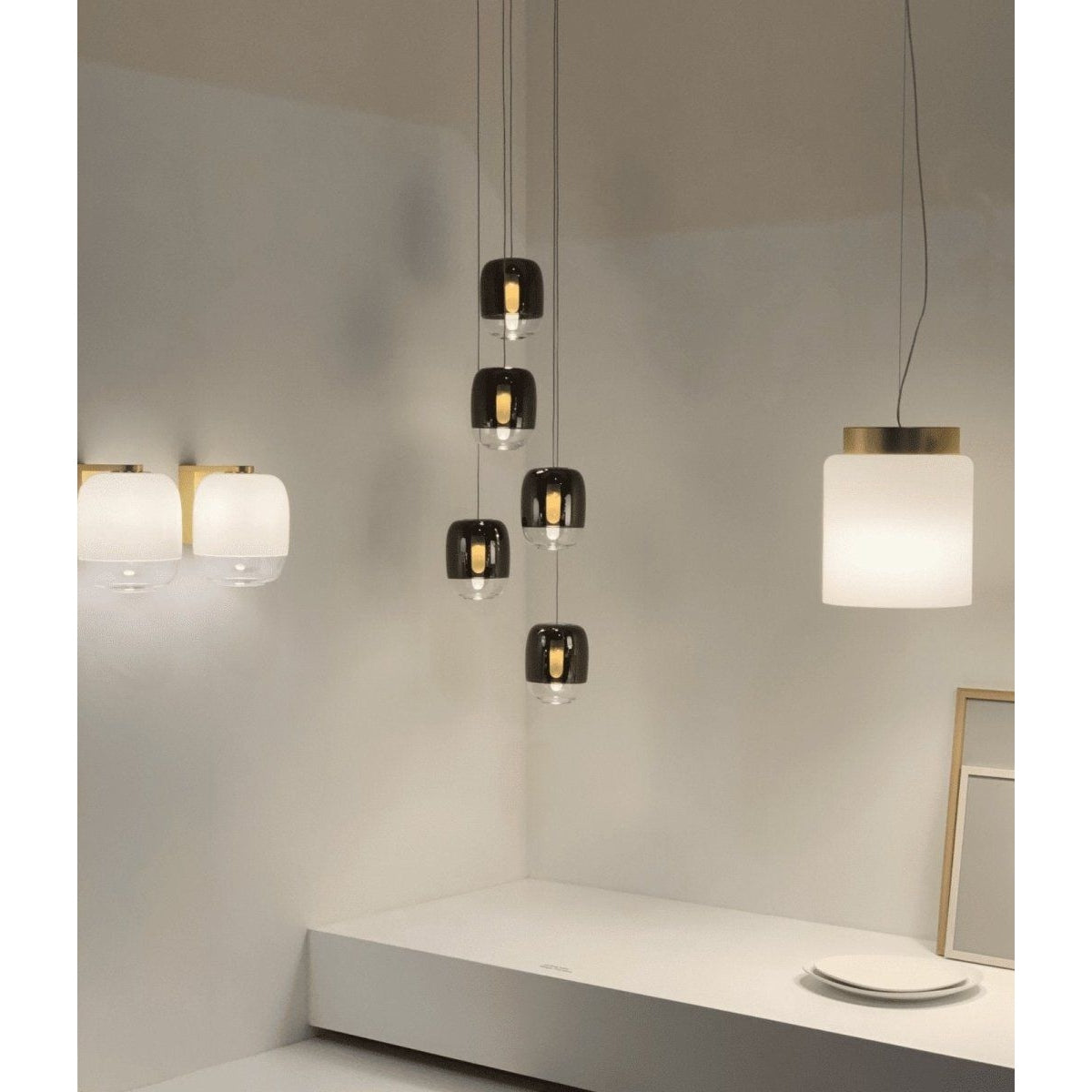  Prandina - Prandina - Deckenleuchte Gong Mini S1                              