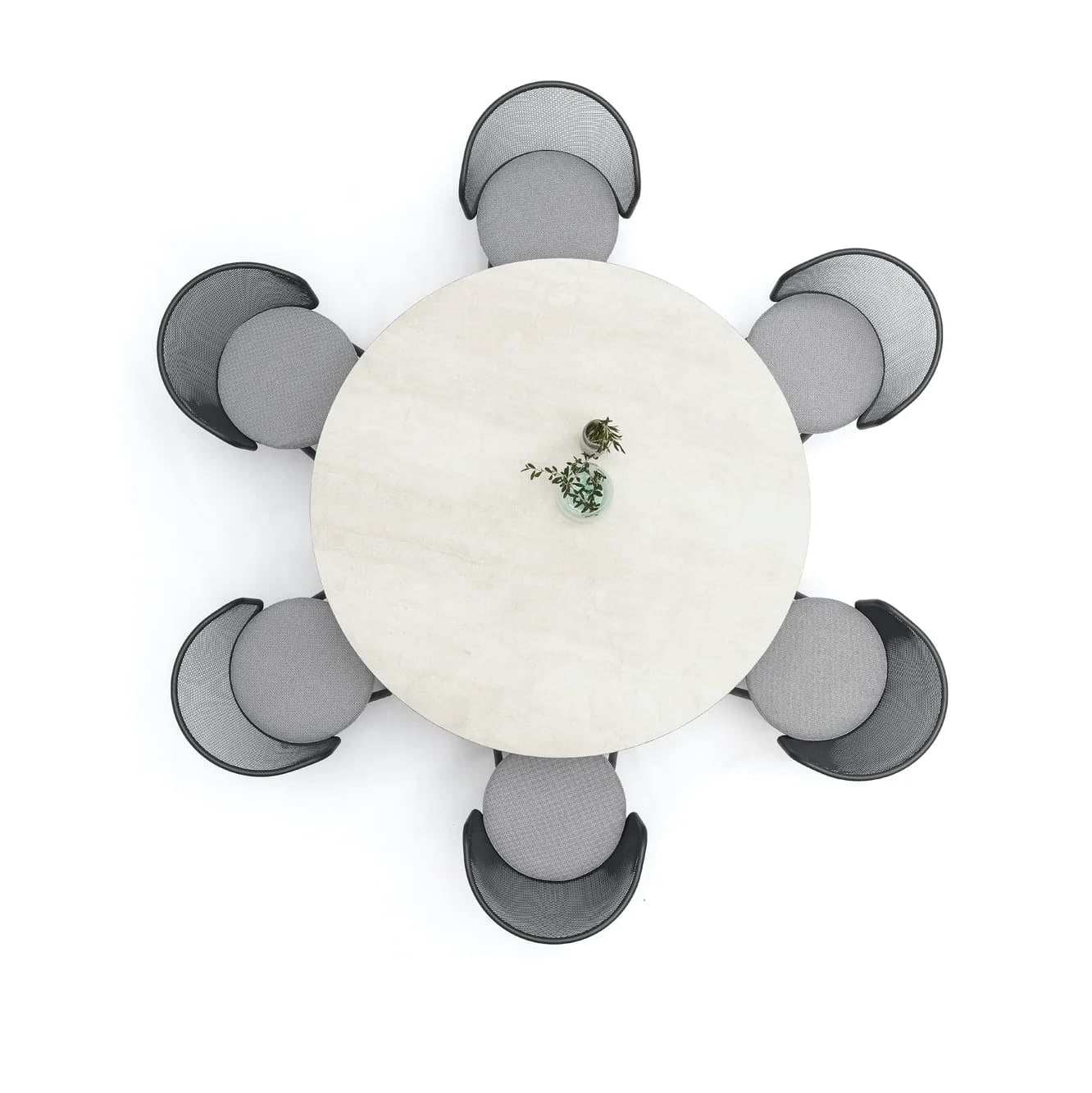 Todus - Mesa de comedor Branta Ø 160 cm
