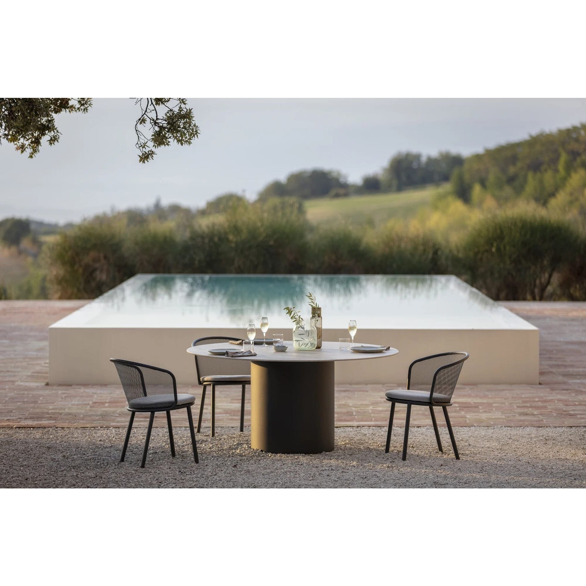Todus - Mesa de comedor Branta Ø 160 cm