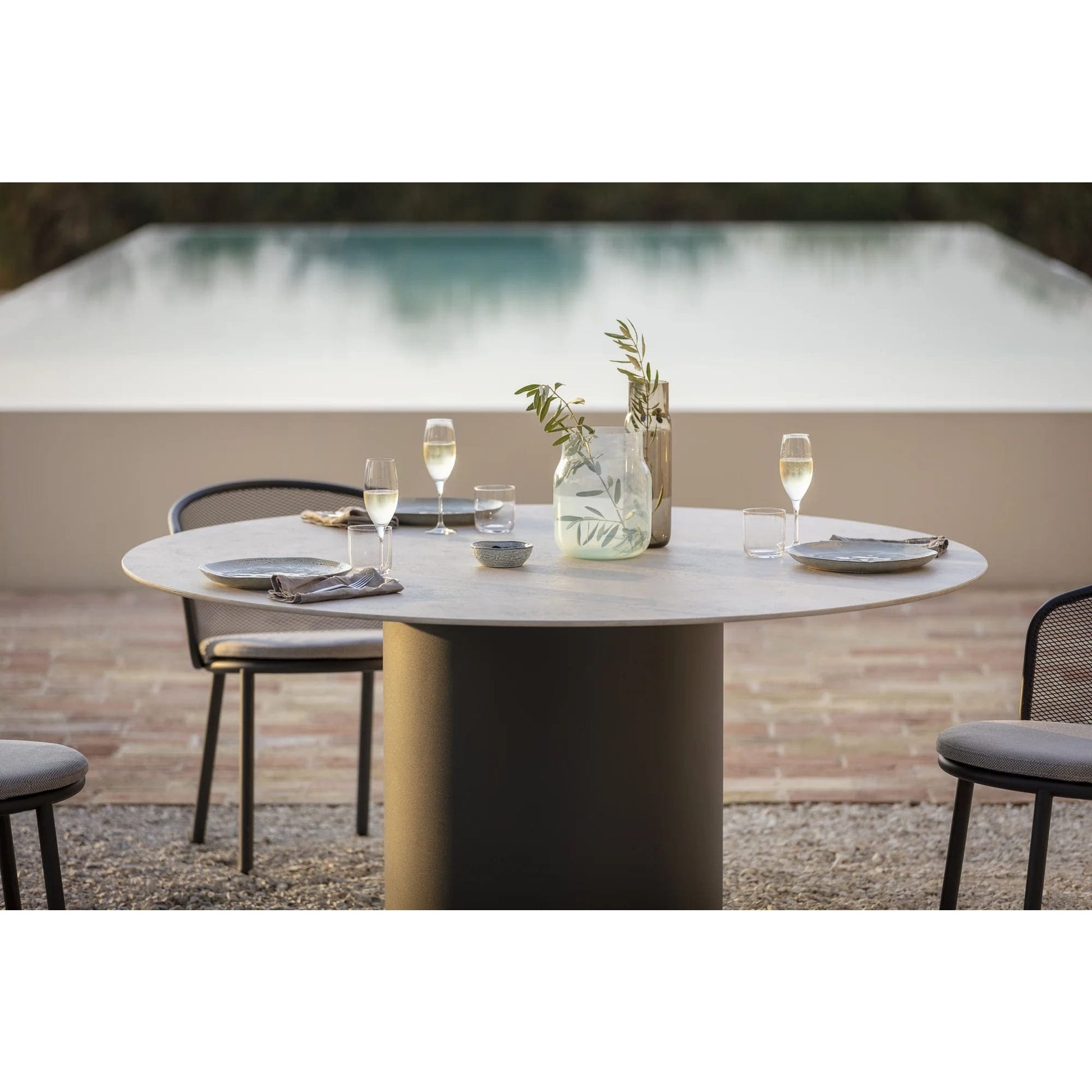 Todus - Mesa de comedor Branta Ø 160 cm