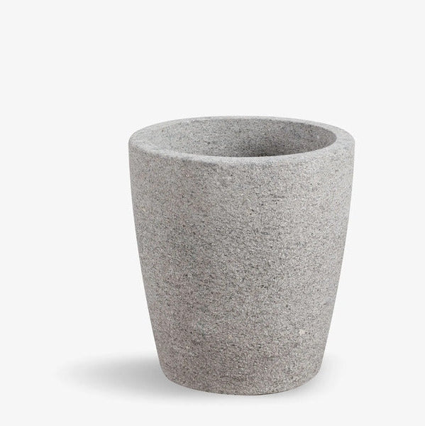 VELTHA® - ATRIUM Jarrón de jardín redondo de Peperino