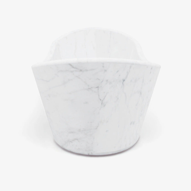 VELTHA® - CARESI Bañera independiente de mármol de Carrara