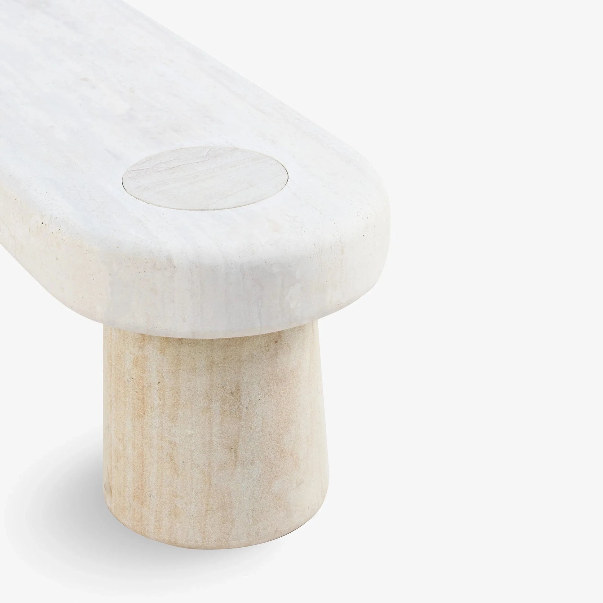 VELTHA® - CLIO banco de jardín de travertino
