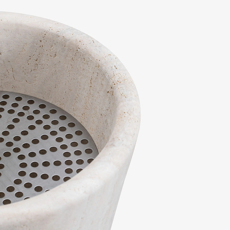 VELTHA® - FUENTE de jardín actual de travertino