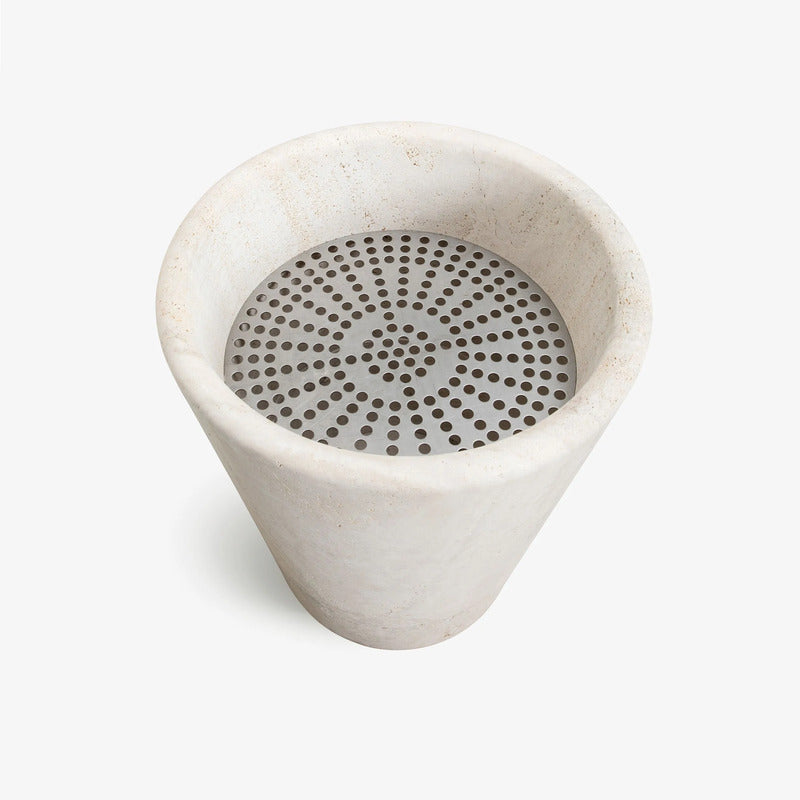 VELTHA® - FUENTE de jardín actual de travertino