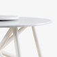 VELTHA® - Mesa redonda HERMU de mármol Carrara Lazy Susan