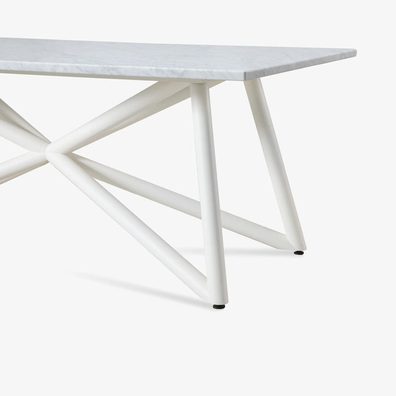 VELTHA® - Mesa rectangular LARTE de mármol Carrara