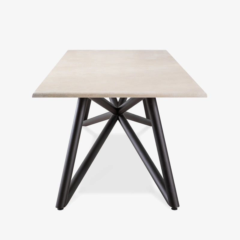 VELTHA® - Mesa rectangular LARTE Travertino