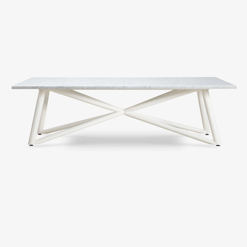 VELTHA® - Mesa rectangular LARTE de mármol Carrara