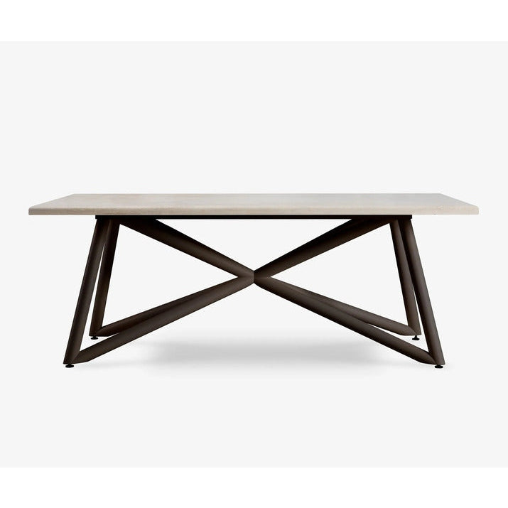 VELTHA® - Mesa rectangular LARTE Travertino