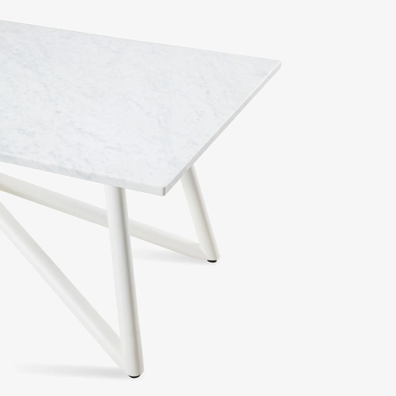 VELTHA® - Mesa rectangular LARTE de mármol Carrara