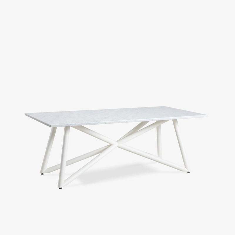 VELTHA® - Mesa rectangular LARTE de mármol Carrara