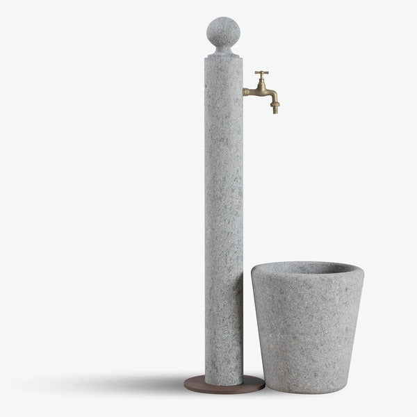 VELTHA® - NASCOR fuente de jardín de peperino