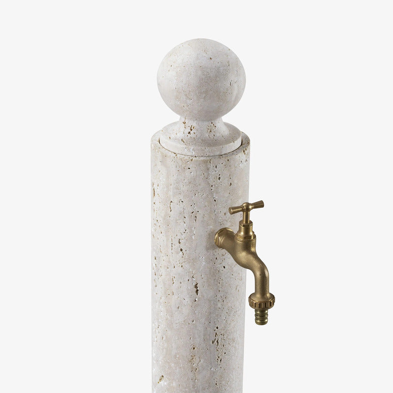 VELTHA® - NASCOR Fuente de jardín de travertino