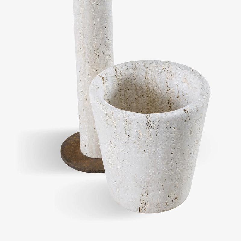 VELTHA® - NASCOR Fuente de jardín de travertino