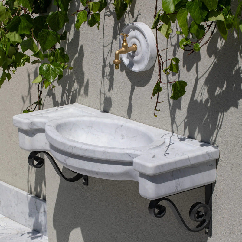 VELTHA® - SETHRA fuente de jardín de mármol de Carrara