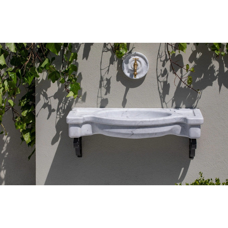 VELTHA® - SETHRA fuente de jardín de mármol de Carrara