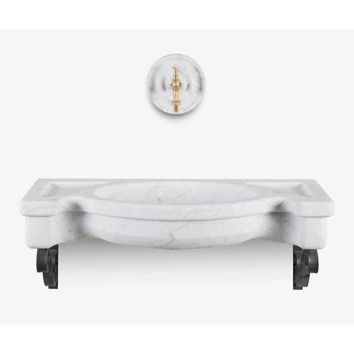 VELTHA® - SETHRA fuente de jardín de mármol de Carrara