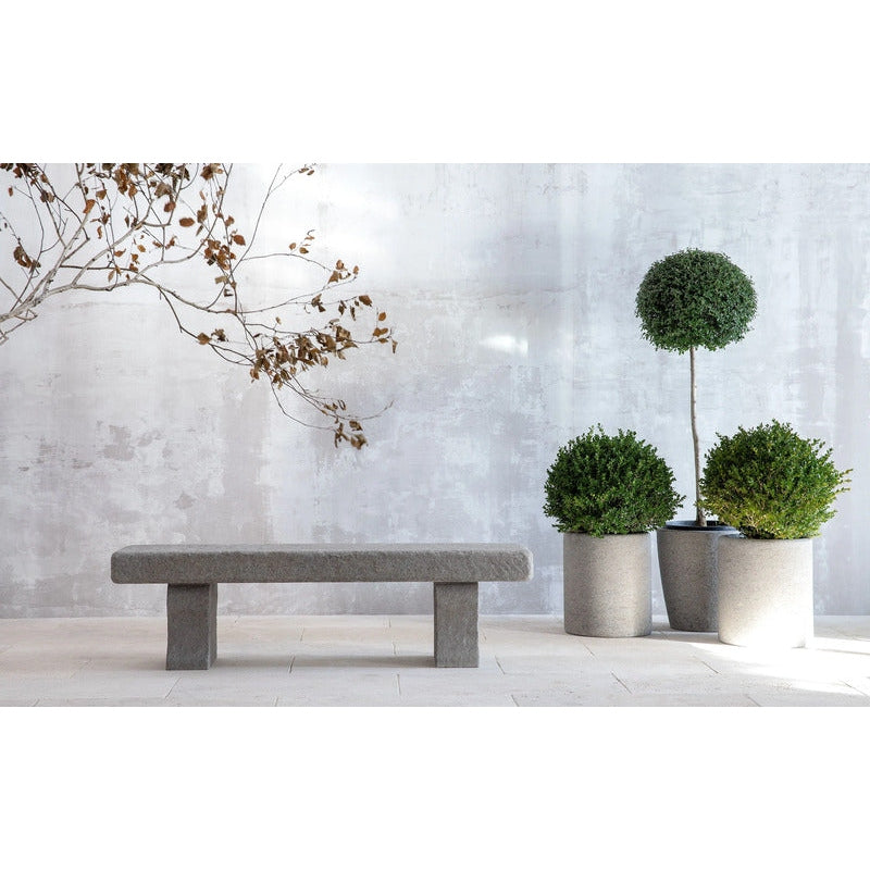 VELTHA® - TEMPORE banco de jardín de Peperino
