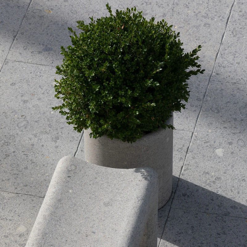 VELTHA® - TINIA banco de jardín de Peperino