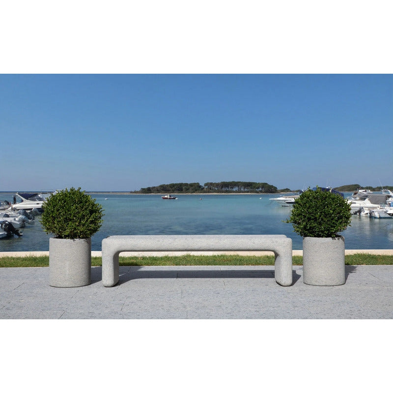 VELTHA® - TINIA banco de jardín de Peperino