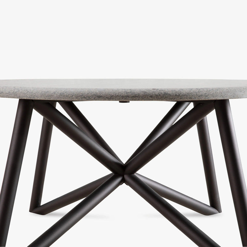 VELTHA® - Mesa redonda UNI Travertino