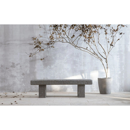 VELTHA® - VICUM banco de jardín de peperino