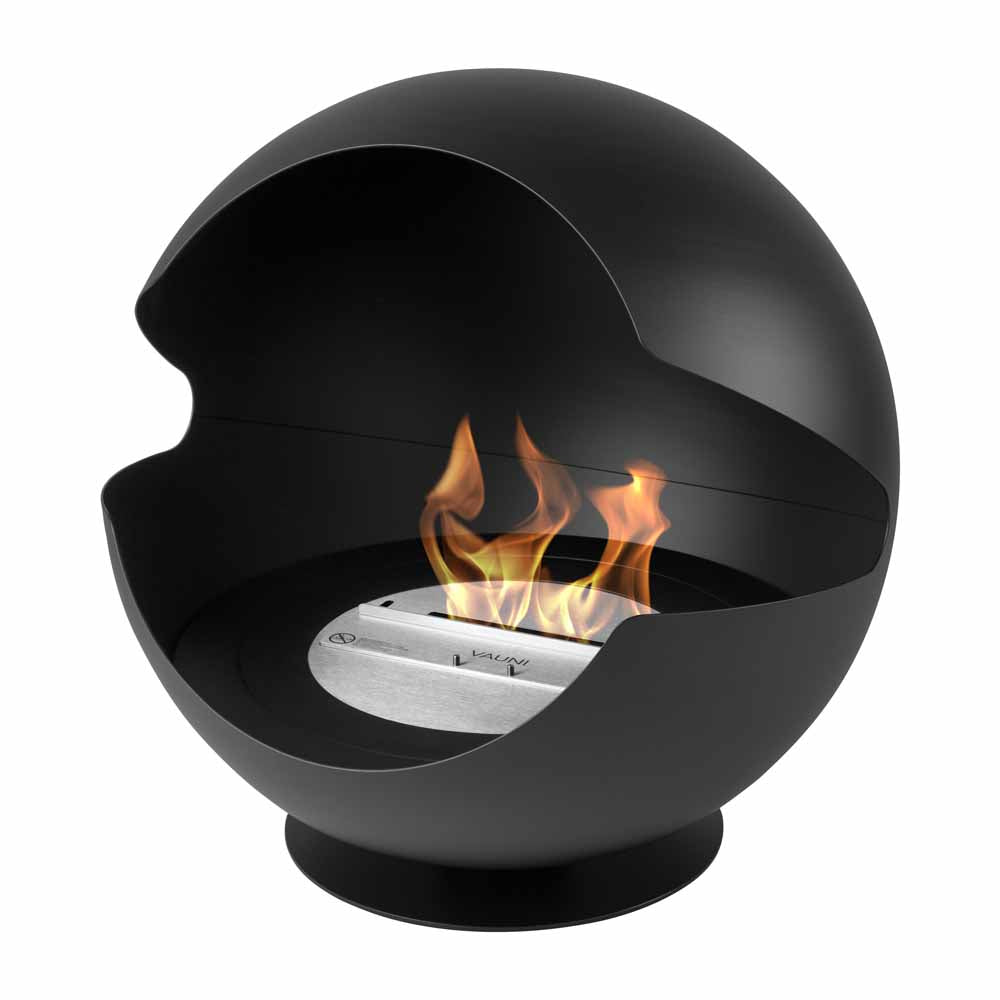 Vauni - Globe Black Low Ethanol-Kamin