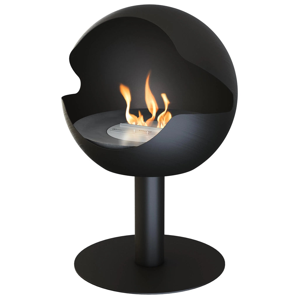 Vauni - Chimenea de etanol alto Globe Black