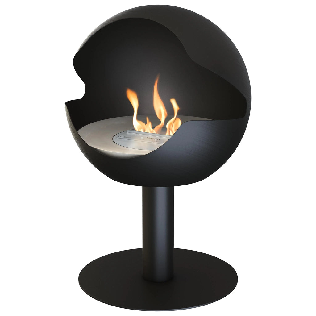 Vauni - Chimenea de etanol alto Globe Black