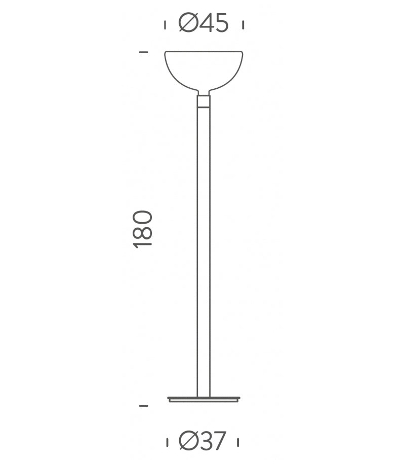 Nemo Lighting - AM2Z Stehleuchte / Deckenfluter