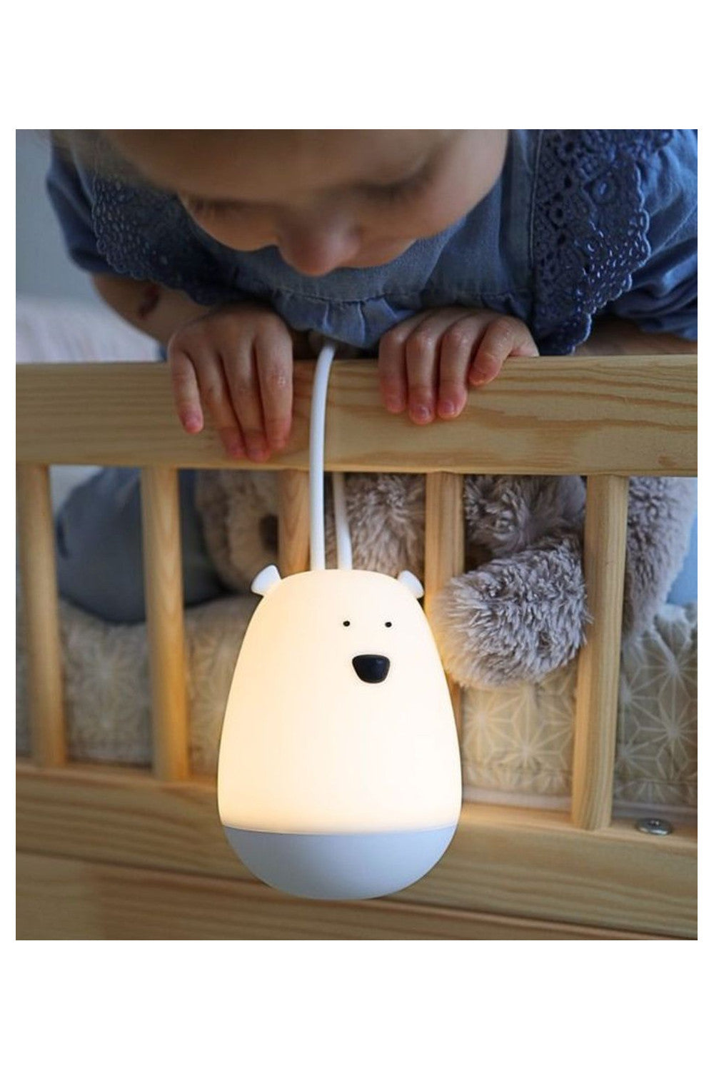 Big Bear Silicone Lamp - Blue