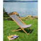 Unopiu - Sillón reclinable Cosette de teca