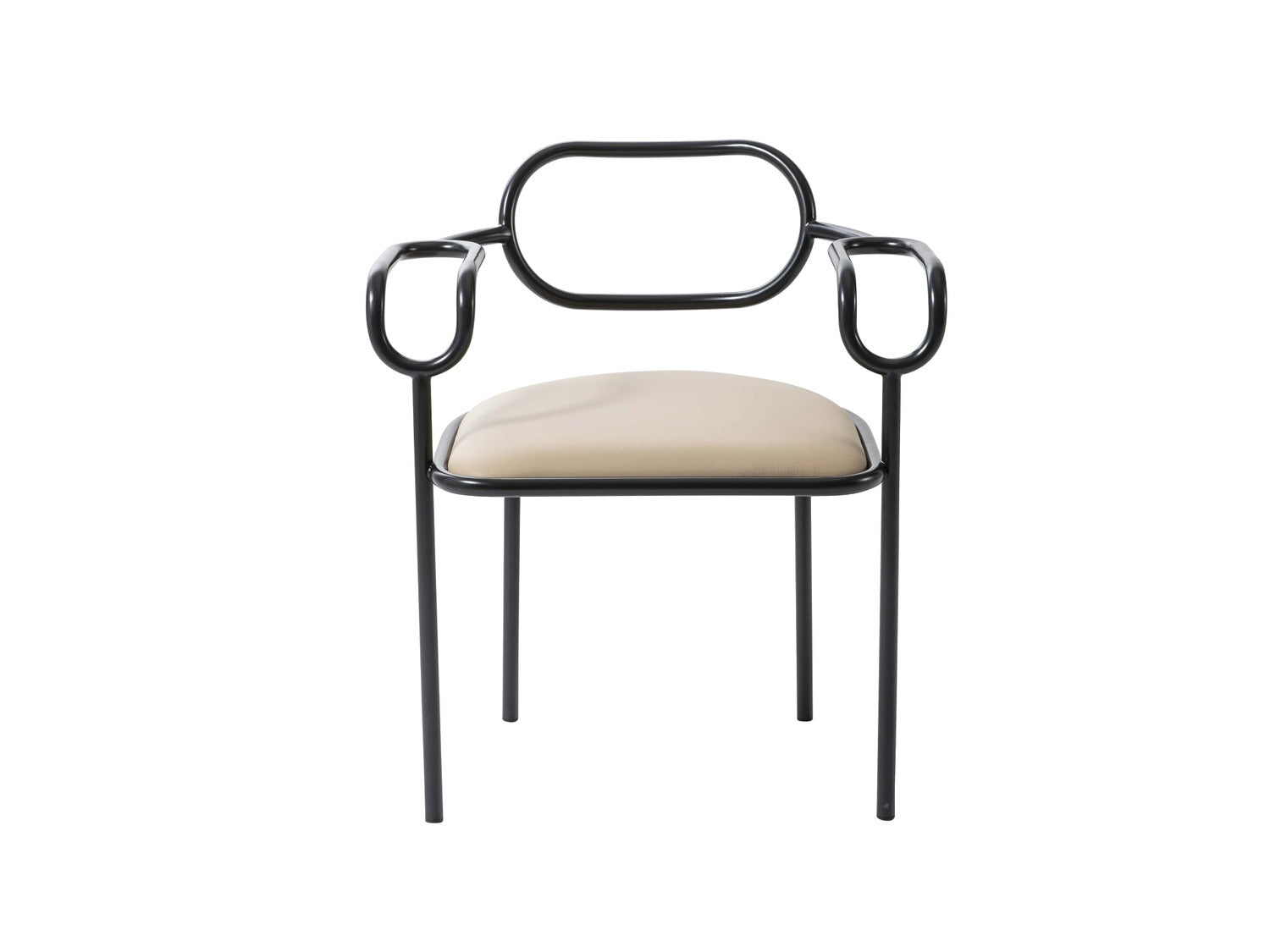 Cappellini - 01 Chair Silla con reposabrazos Shiro Kuramata