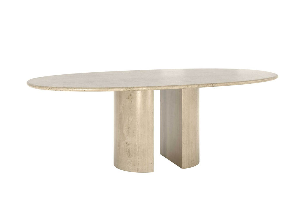Cappellini -  Mesa de comedor Dolmen de mármol por Giulio Cappellini
