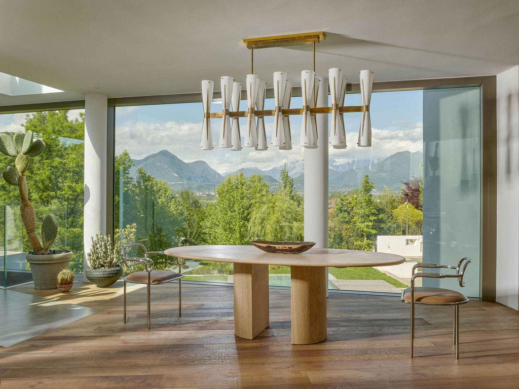 Cappellini -  Mesa de comedor Dolmen de mármol por Giulio Cappellini